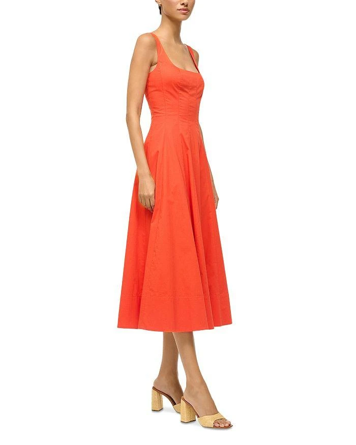 STAUD Wells Midi Dress 4