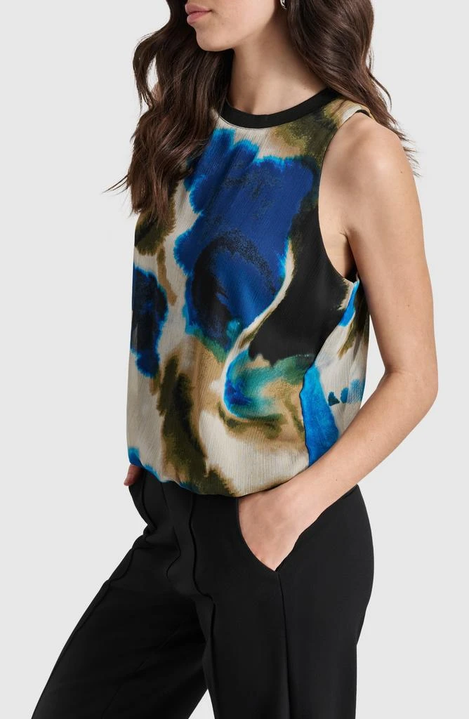 DKNY Bubble Hem Sleeveless Chiffon Top 3