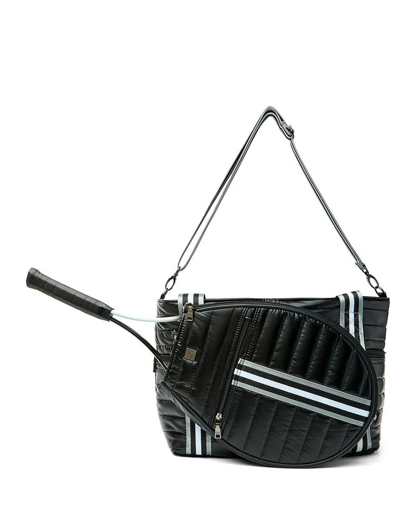 Think Royln Love Royln Large Quilted Nylon Tennis Bag