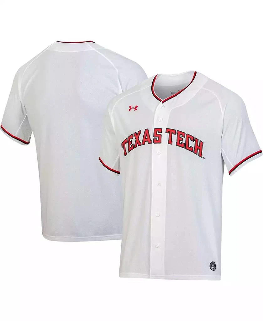 Under Armour Men's Texas Tech Red Raiders Replica Baseball Jersey 1