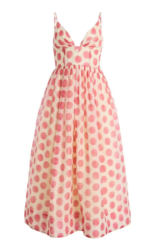 Cara Cara Cara Cara Pero Polka-Dot Linen-Silk Midi Dress - Moda Operandi - Dresses & Skirts - BeyondStyle Cara Cara Cara Cara Pero Polka-Dot Linen-Silk Midi Dress - Moda Operandi - Dresses & Skirts - BeyondStyle