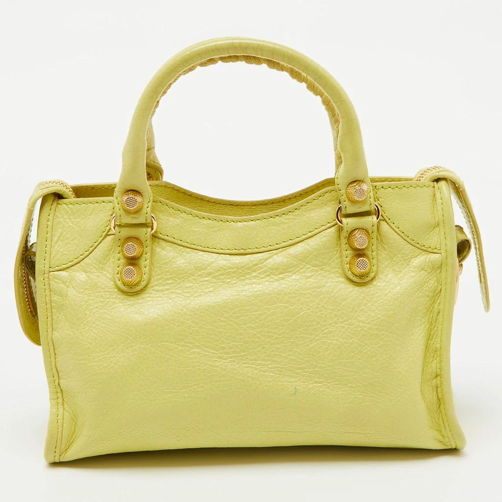 Balenciaga Balenciaga Yellow Leather Mini Classic City Bag 4