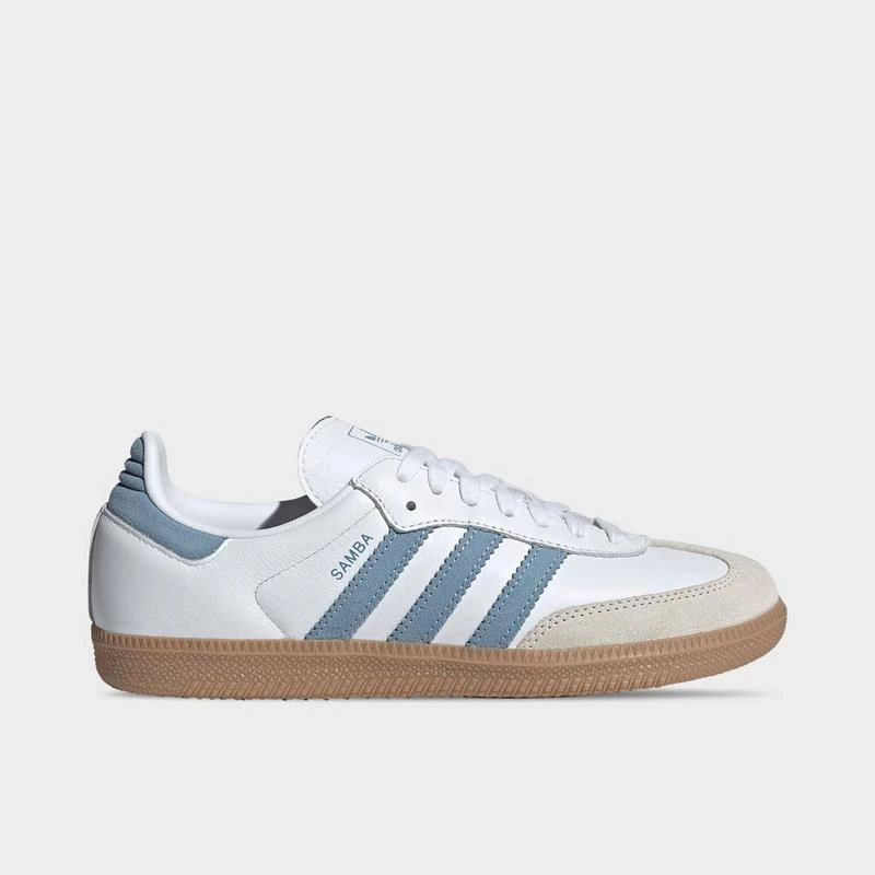 Women's adidas Samba OG 'White Silver Metallic' 8