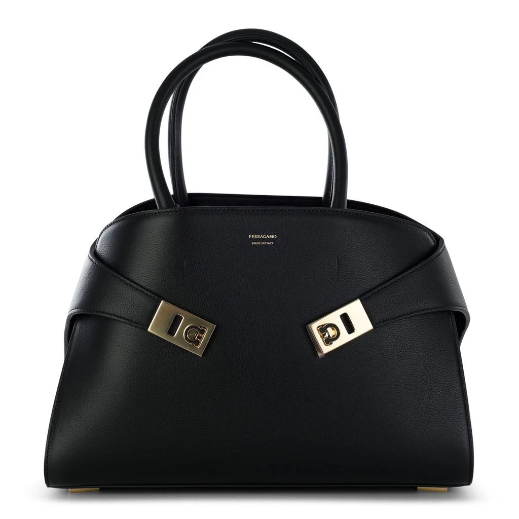 Salvatore Ferragamo Ferragamo Hug Logo Printed Tote Bag 1