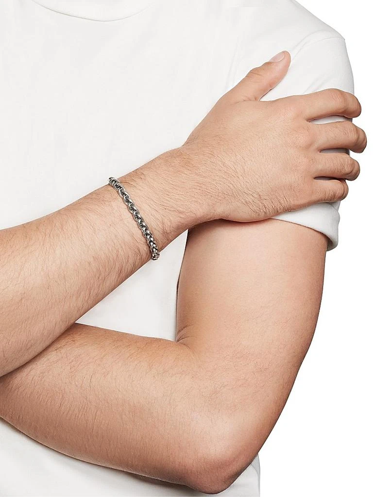 David Yurman Wheat Chain Bracelet in Sterling Silver, 6mm 2