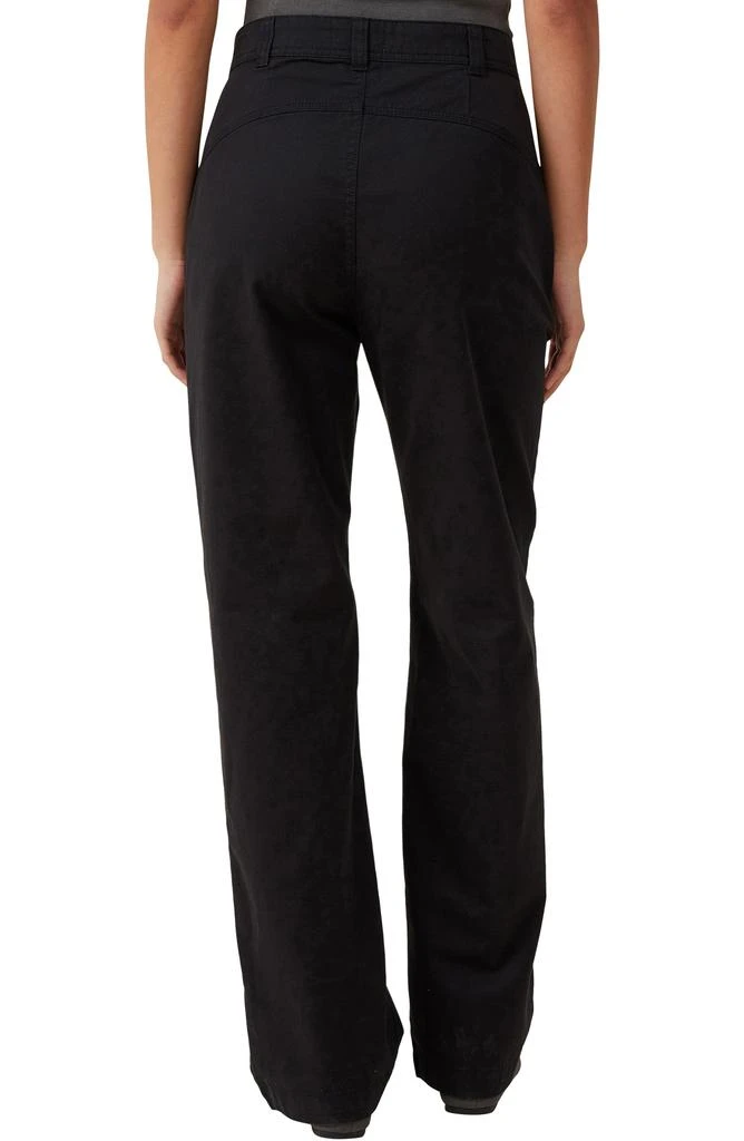 Cotton On Bailey Straight Leg Cotton Twill Pants 2