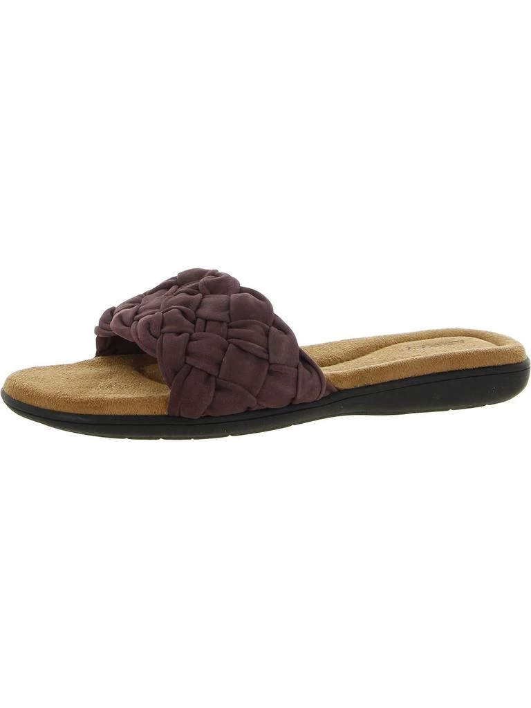 Array Callisto Womens Leather Woven Slide Sandals 6