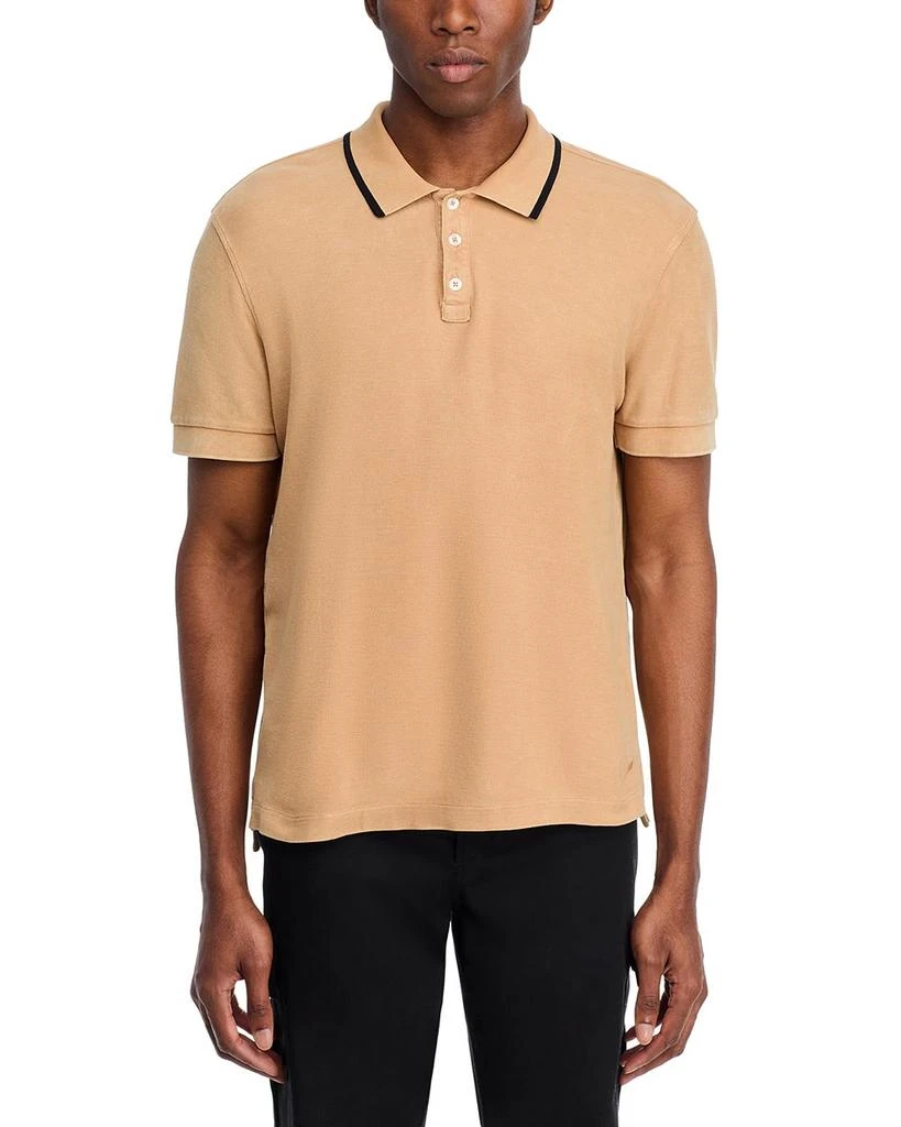 ATM Anthony Thomas Melillo Tipped Pique Polo Shirt 3