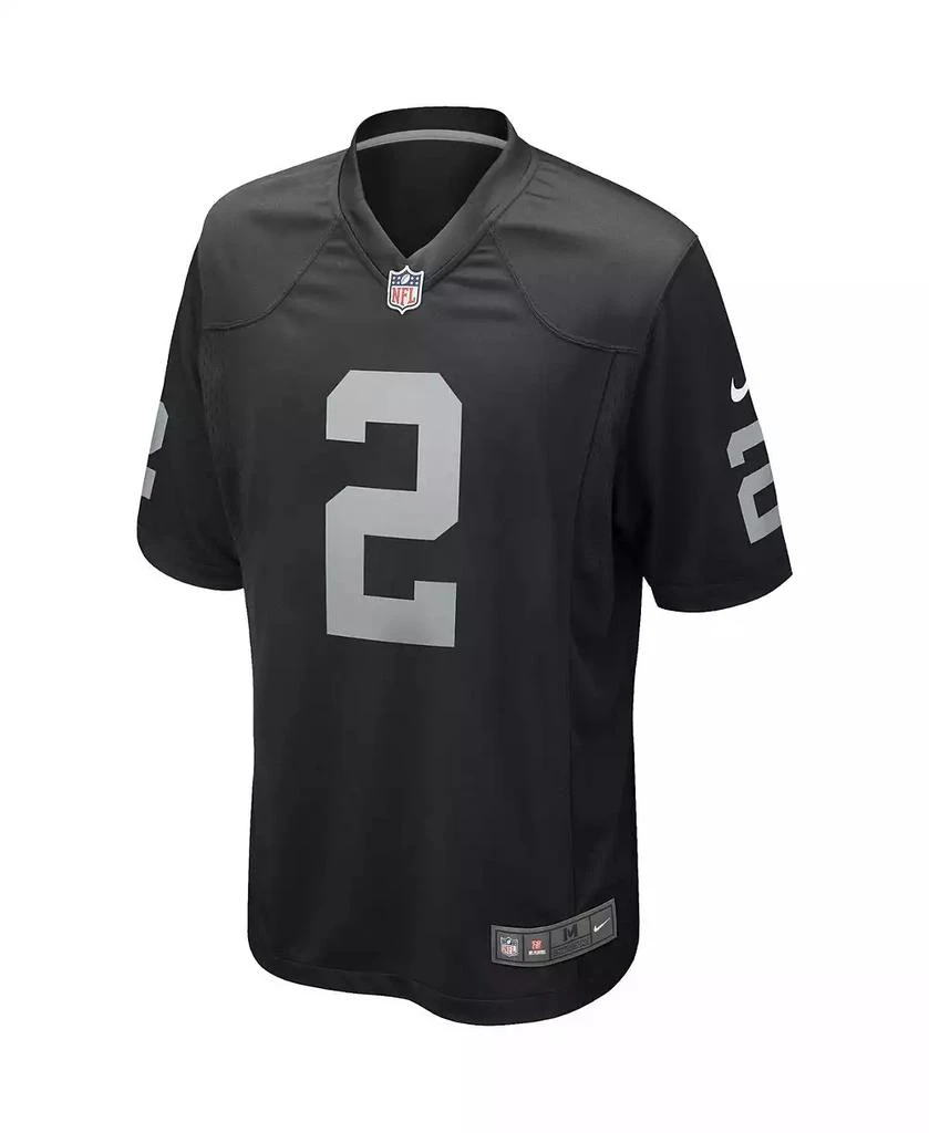 NIKE Men's Daniel Carlson Black Las Vegas Raiders Game Player Jersey 3