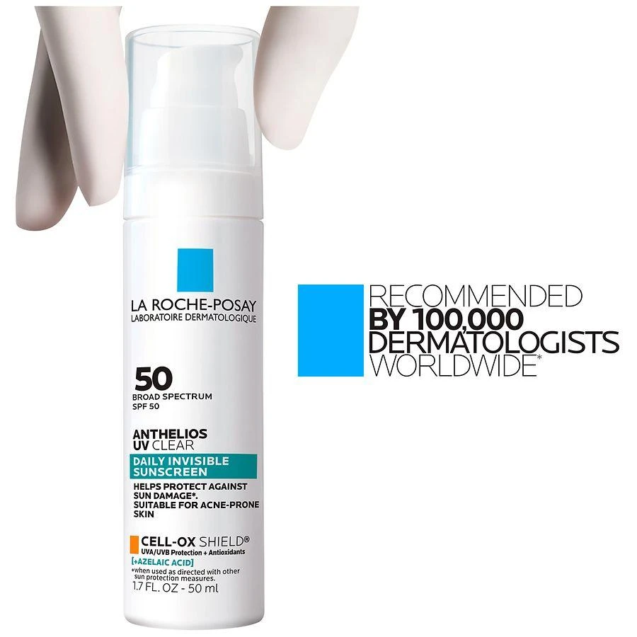 La Roche-Posay Anthelios UV Clear Sunscreen SPF 50 with Azelaic Acid for Acne Prone Skin 8