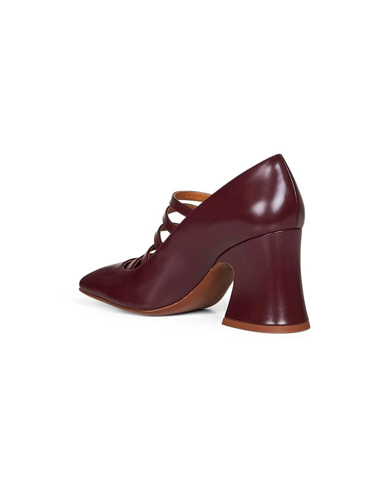 Chloé CHLOé | Burnt purple shiny calf leather Janis pumps | Women | 37 3