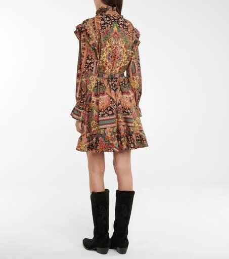 ETRO Paisley wool and silk minidress 3