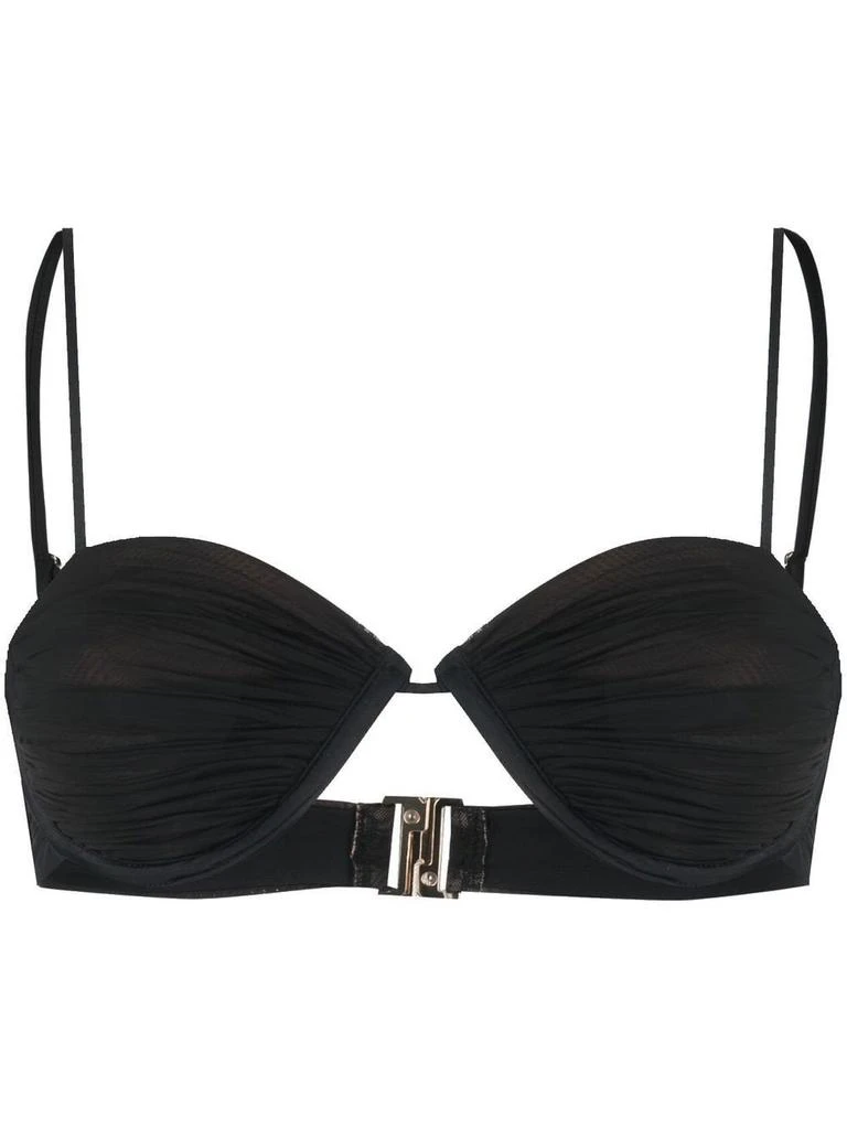 Self Portrait Self Portrait Ruched Bikini Top 1