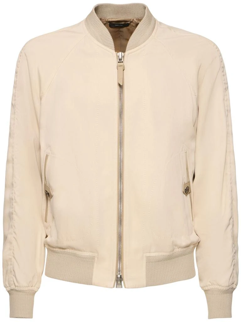 Tom Ford Fluid Hazed Gabardine Bomber 1