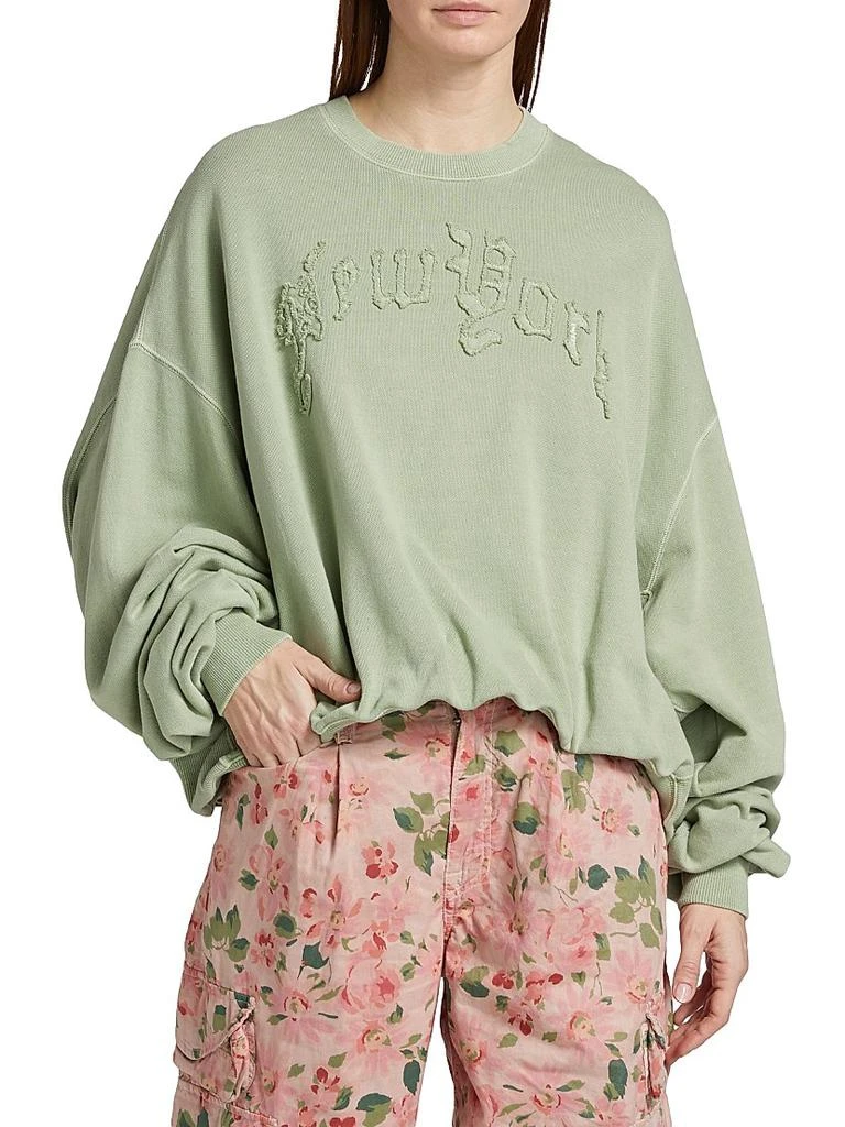 R13 New York Balloon-Sleeve Sweatshirt 3