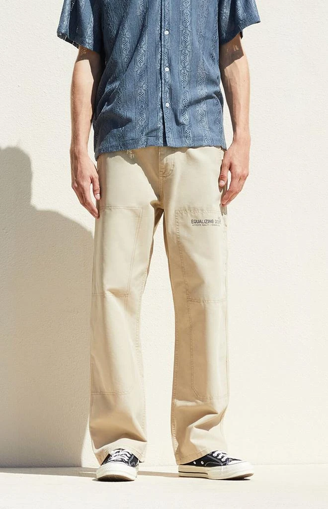 PacSun Khaki Baggy Carpenter Jeans 1