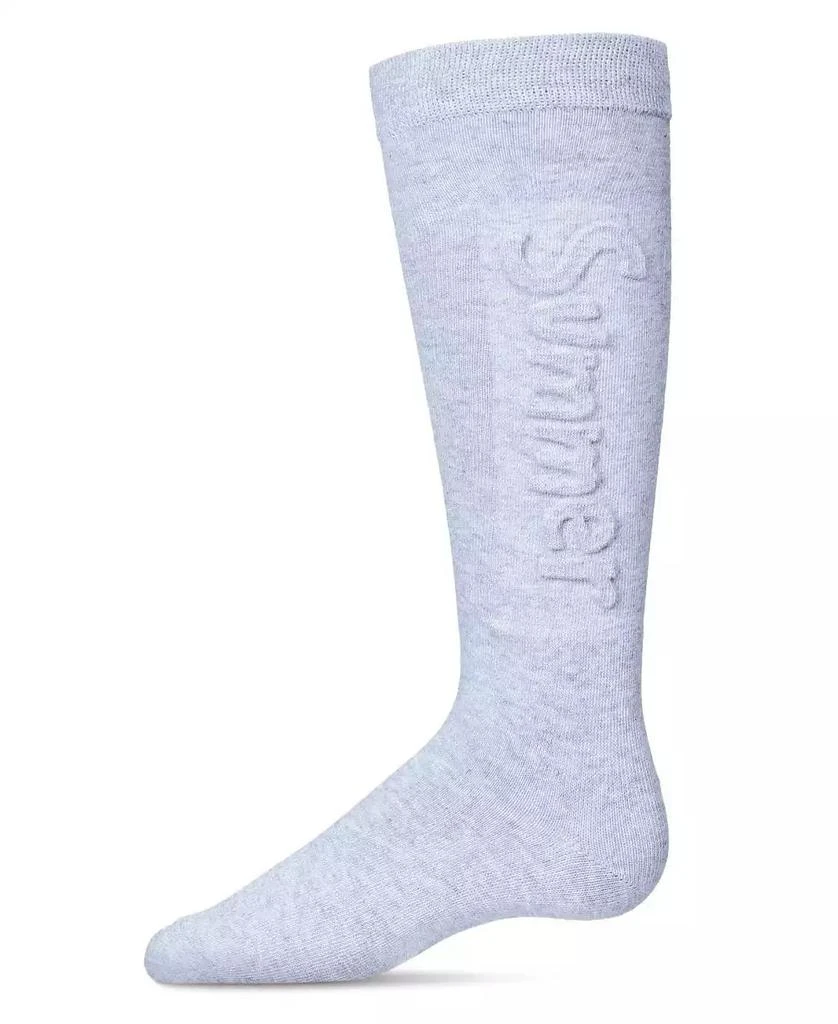 Memoi Girls
Embossed Summer Knee-High Socks