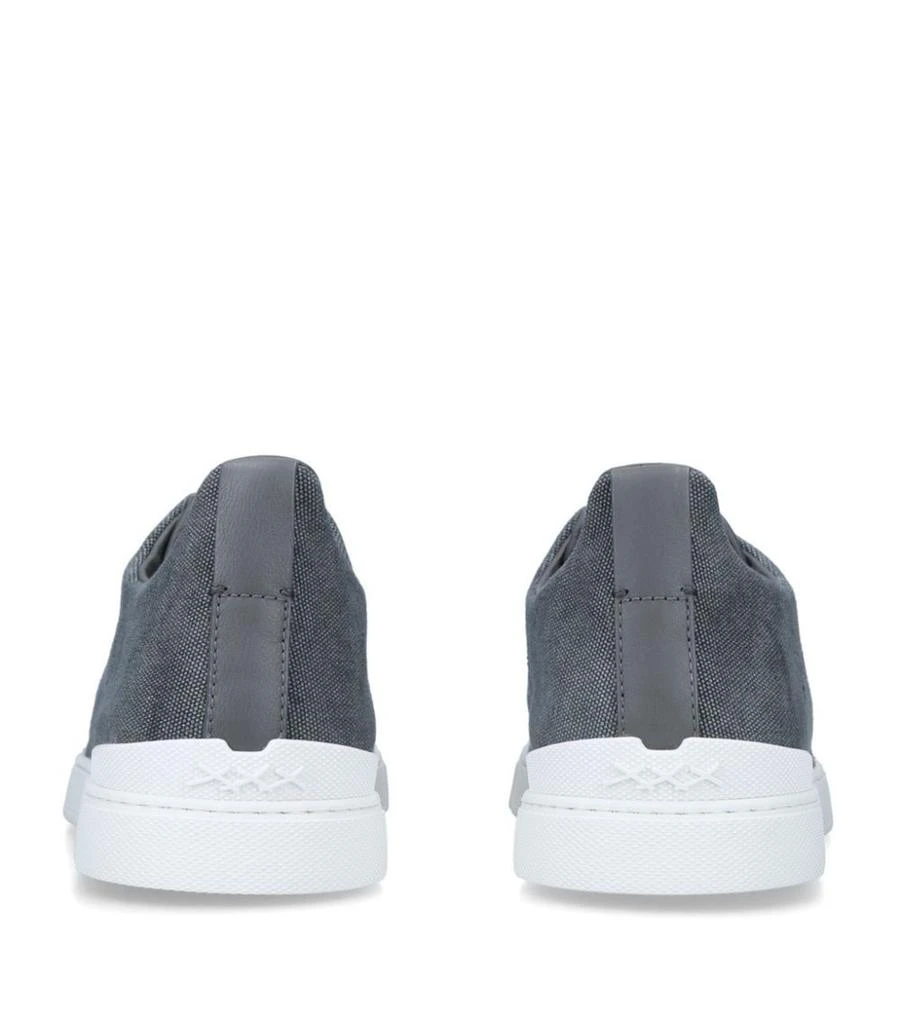 Zegna Canvas Triple Stitch Sneakers 2