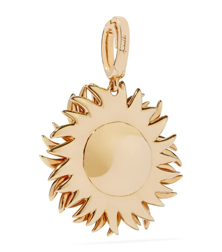 Annoushka Yellow Gold and Diamond Mythology Sun Charm 3