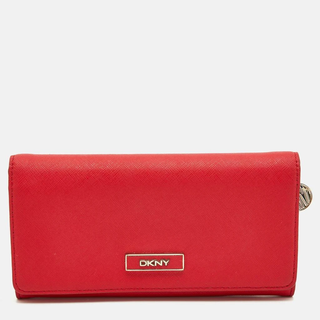 DKNY Dkny Leather Flap Continental Wallet 1