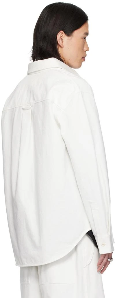 Jil Sander Off-White Button-Up Denim Shirt 3