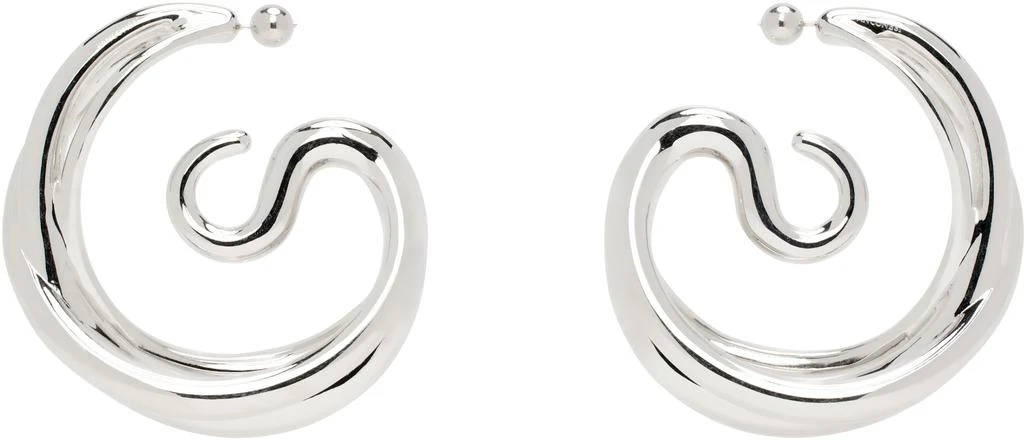 Panconesi Silver Triptych Large Earrings