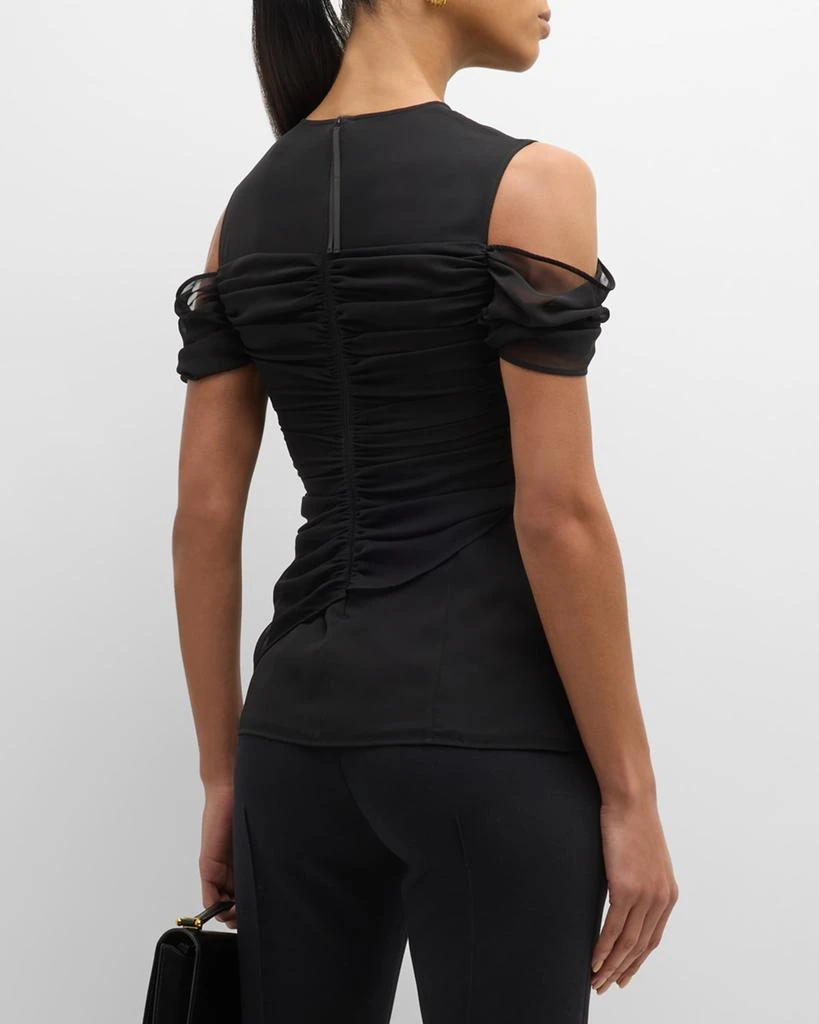 ADEAM Sylphide Cold-Shoulder Draped Top 6