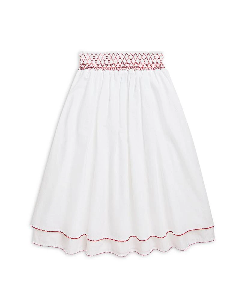 Ralph Lauren Girls' Cotton Poplin Boxy Top & Skirt Set - Little Kid, Big Kid 2