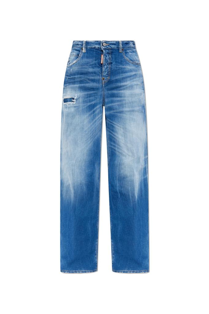 デニム・ジーパン Dsquared2 9 To 5 Distressed Low Rise Jeans 9 To 5 Distressed Low Rise Jeans – On Sale Now with Up to 26