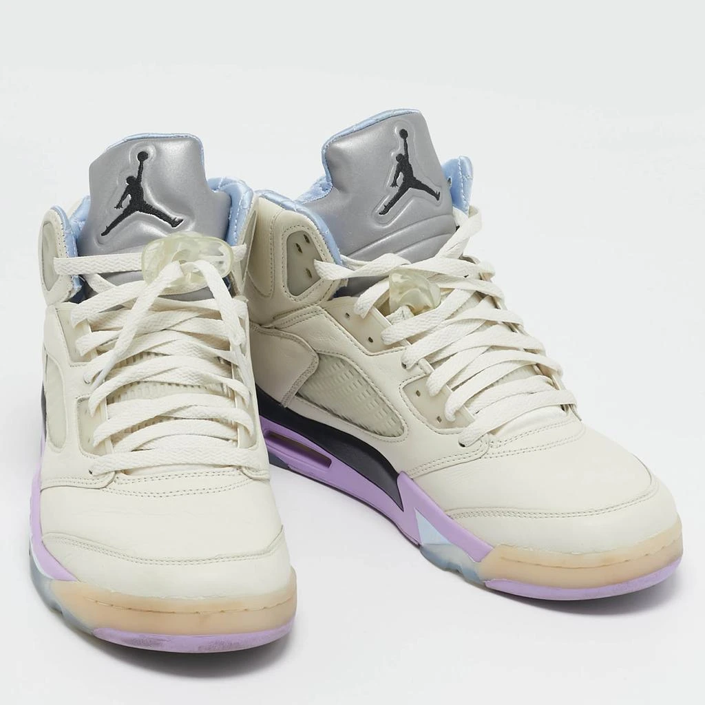 Jordan Jordan Cream Leather Jordan 5 Retro DJ Khaled We The Best Sail Sneakers Size 45 4