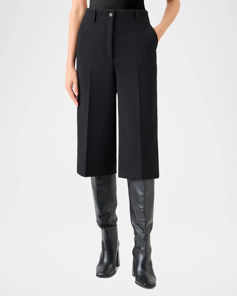 Akris Chiana Wool Twill Bermuda Shorts 2