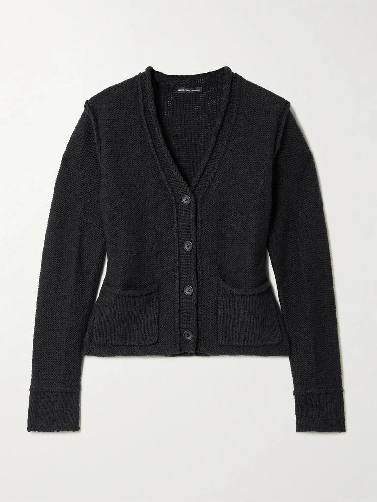 James Perse Cotton And Linen-blend Cardigan