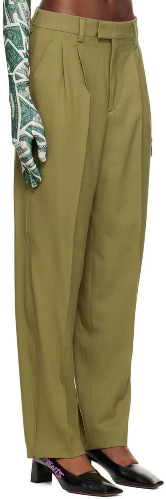 VTMNTS Khaki Two-Pleat Trousers 2
