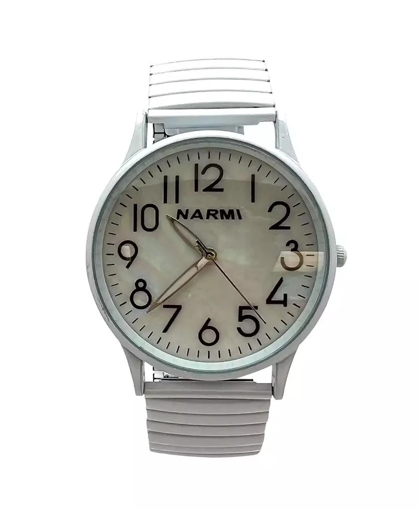 Olivia Pratt White Stretch and Classic Analog Women Watch 1