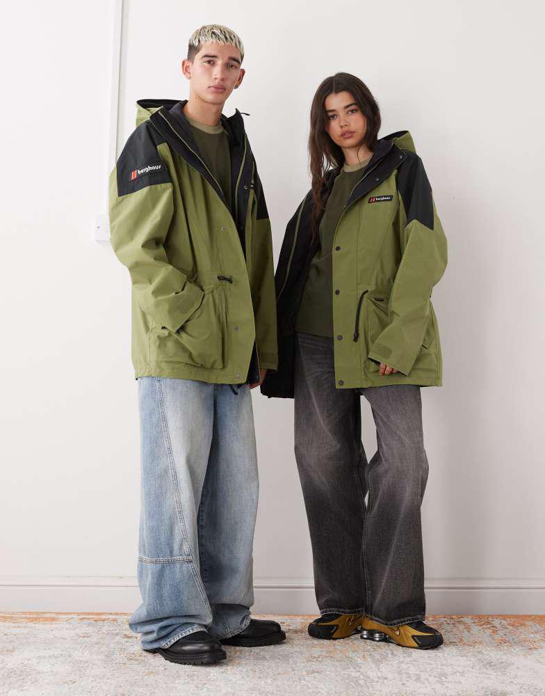 barchonok berghaus meru マウンテンパーカー Unisex Meru Mountain Gore-Tex Jacket - Purple/Grey | Berghaus