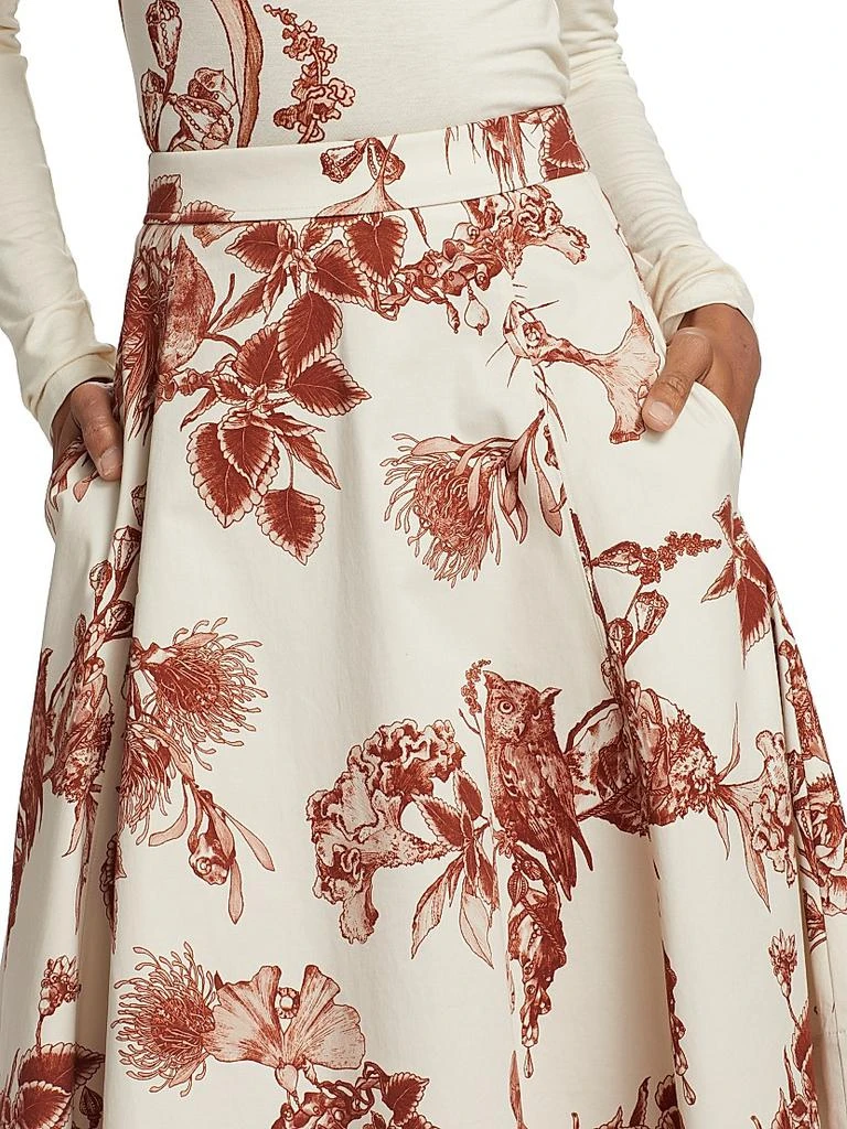 Jason Wu Floral Handkerchief Midi-Skirt 6