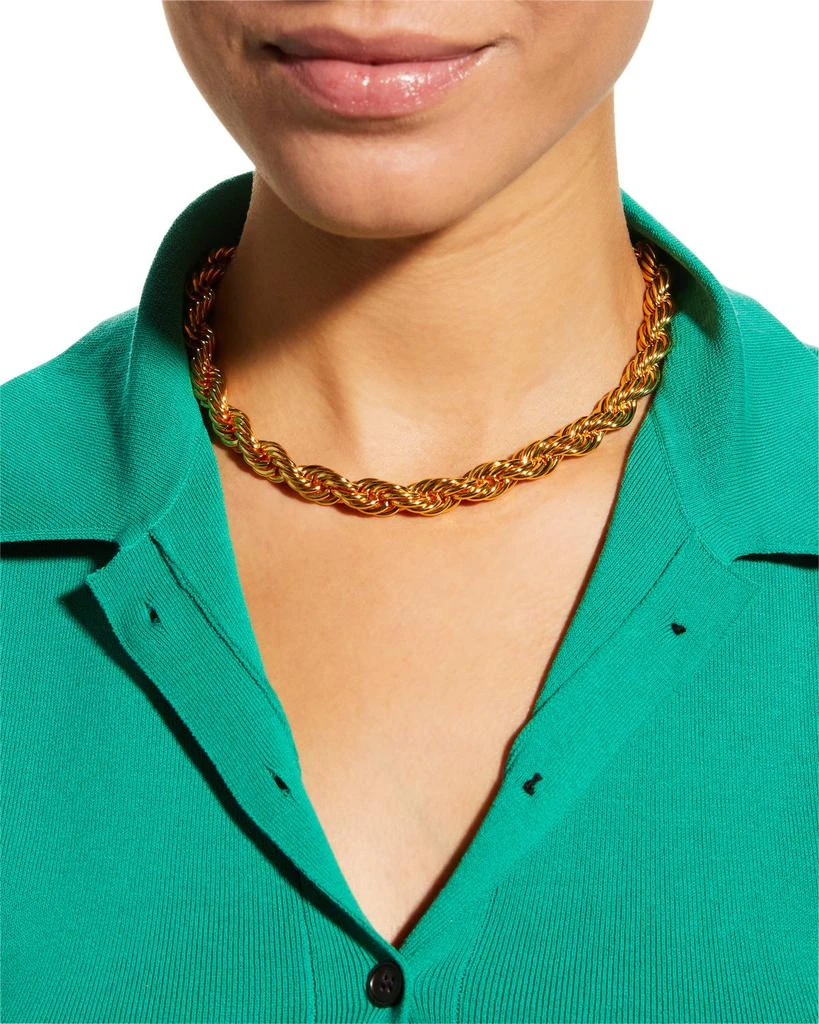 NEST Jewelry Gold Statement Rope Chain Necklace 2