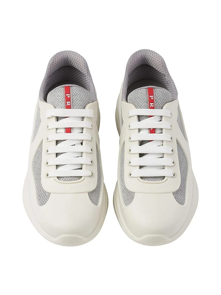 Prada Men's America's Cup Soft Rubber and Bike Fabric Sneakers 2