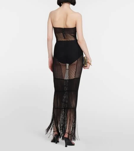 Khaite Liv fringed maxi dress 3