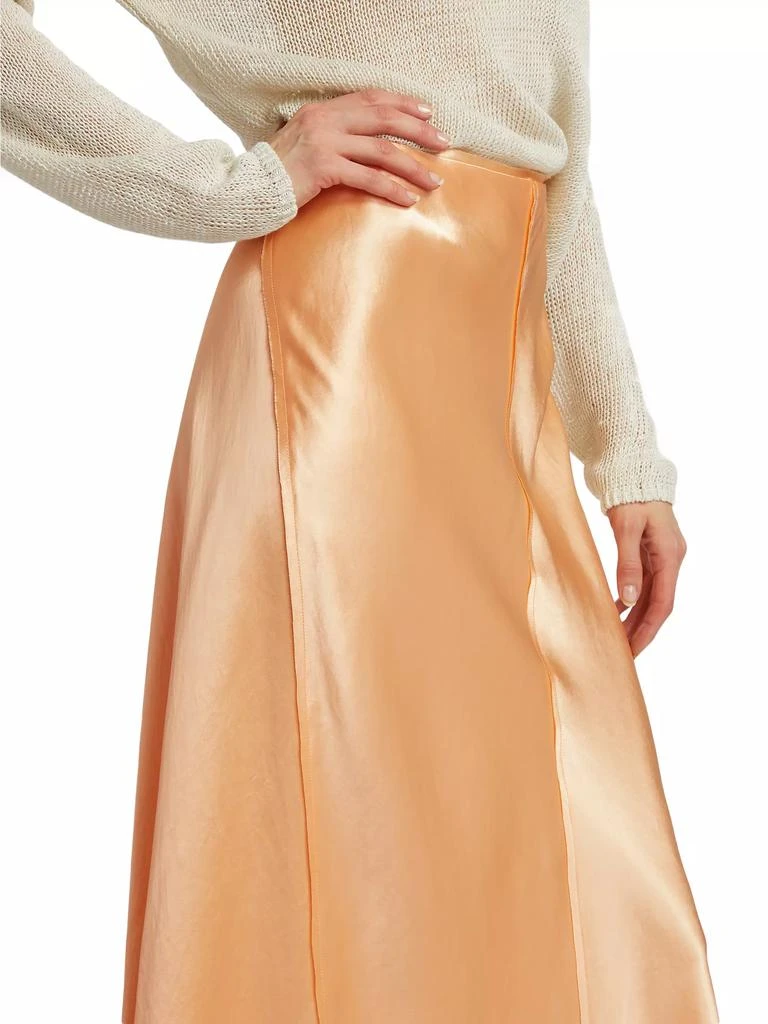 Vince Satin Panelled Slip Skirt 6