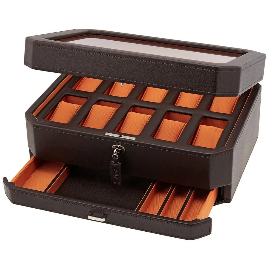 Wolf Windsor Ten Piece Watch Box 458606 3