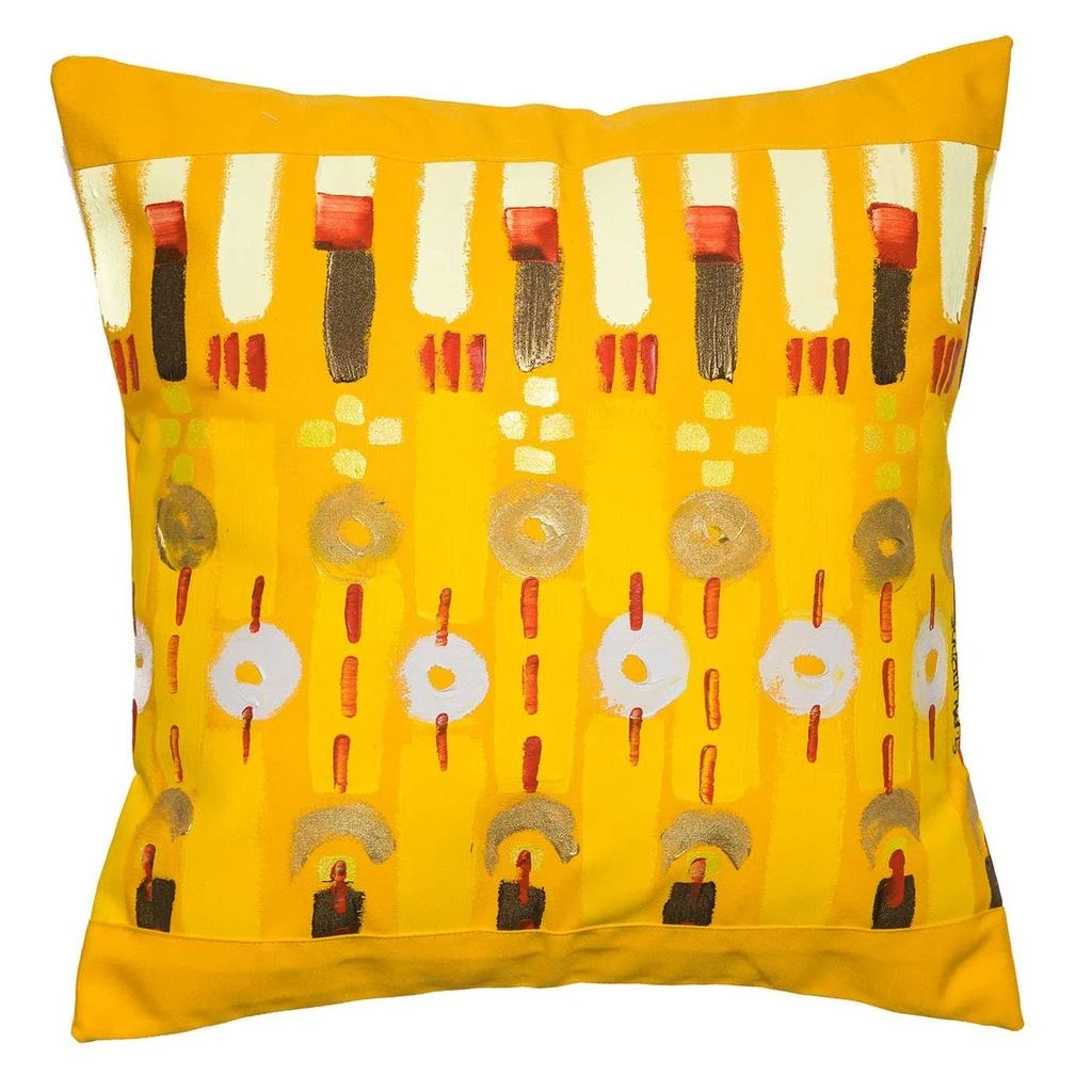 Le Botteghe Su Gologone Hand Painted Cushions 70x70 Cm 1