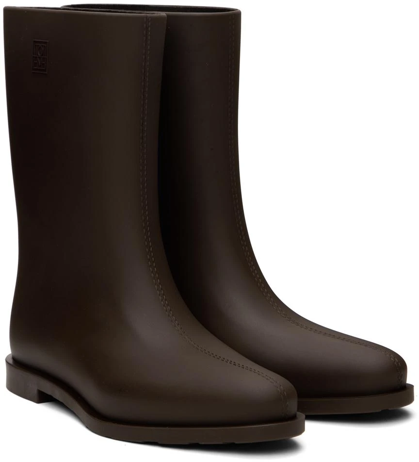 Totême Brown 'The Rain Boot' Boots 4