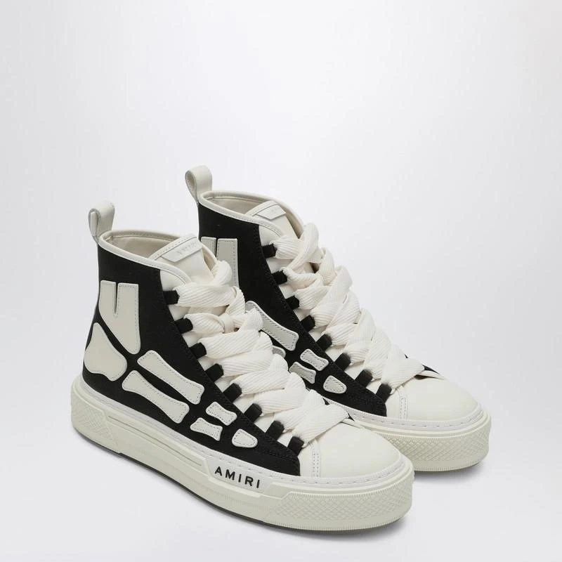 AMIRI Black and white Sneaker Skel Court Hi 2