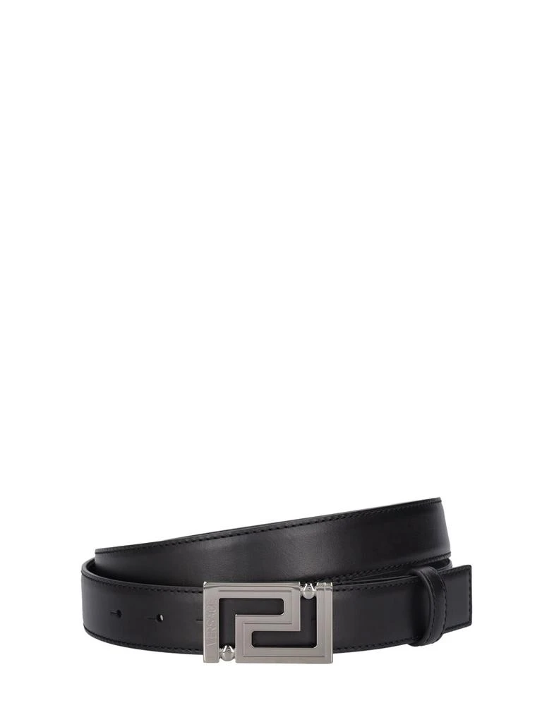 VERSACE 30mm Greca Leather Belt 1