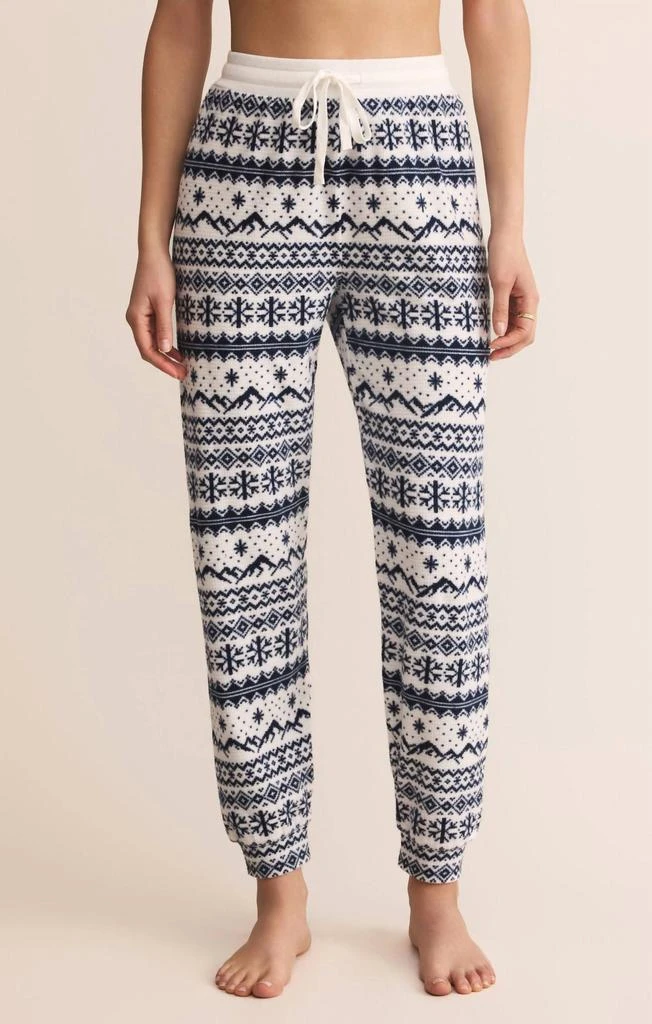 Z Supply Z Supply - Luxe Twilight Fairisle Jogger