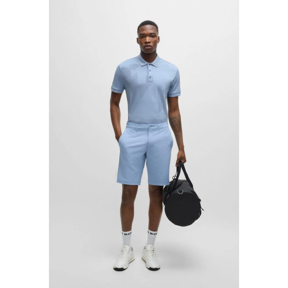 Hugo Boss Relaxed-fit polo shirt in cotton jacquard with logo 2
