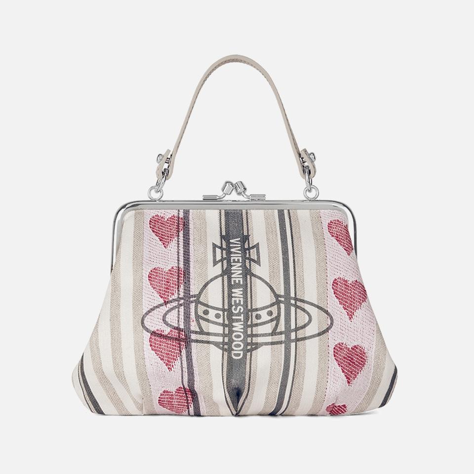 Vivienne Westwood Vivienne Westwood Granny Linen-Blend Frame Purse