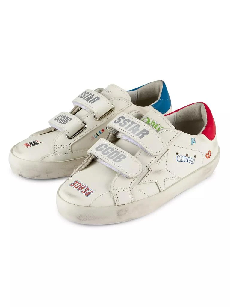 Golden Goose Baby's, Little Kid's & Kid's Old School Two-Tone Leather Sneakers 3