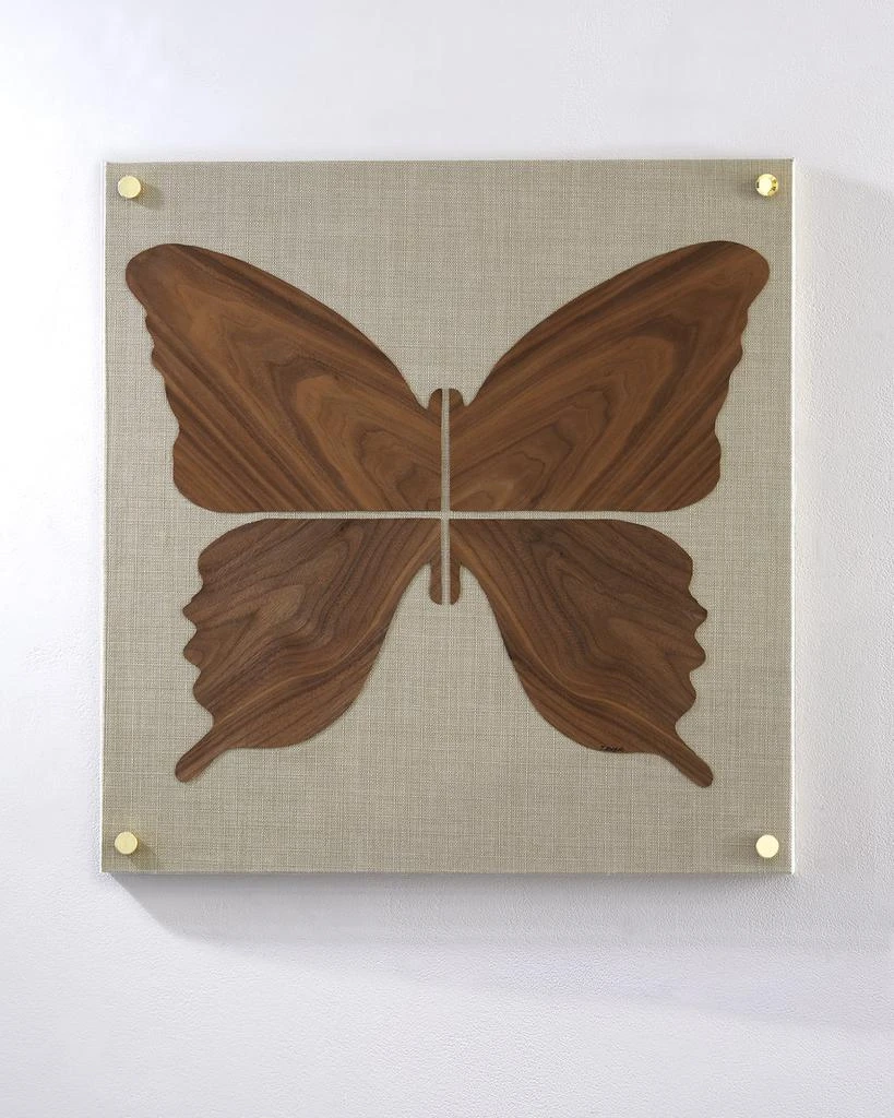 Tommy Mitchell Walnut Butterfly Artwork 1